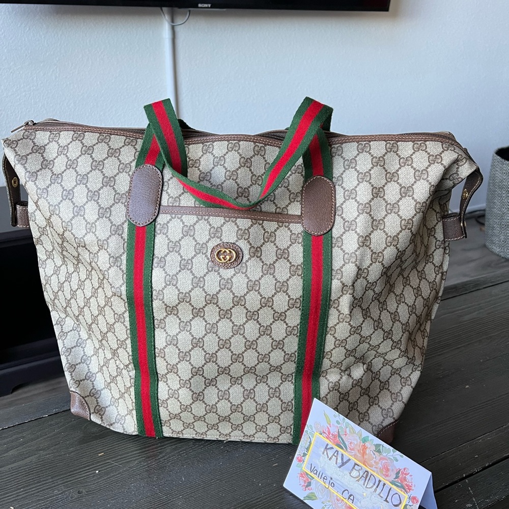 Authenticate Gucci Tote / Travel Bag
